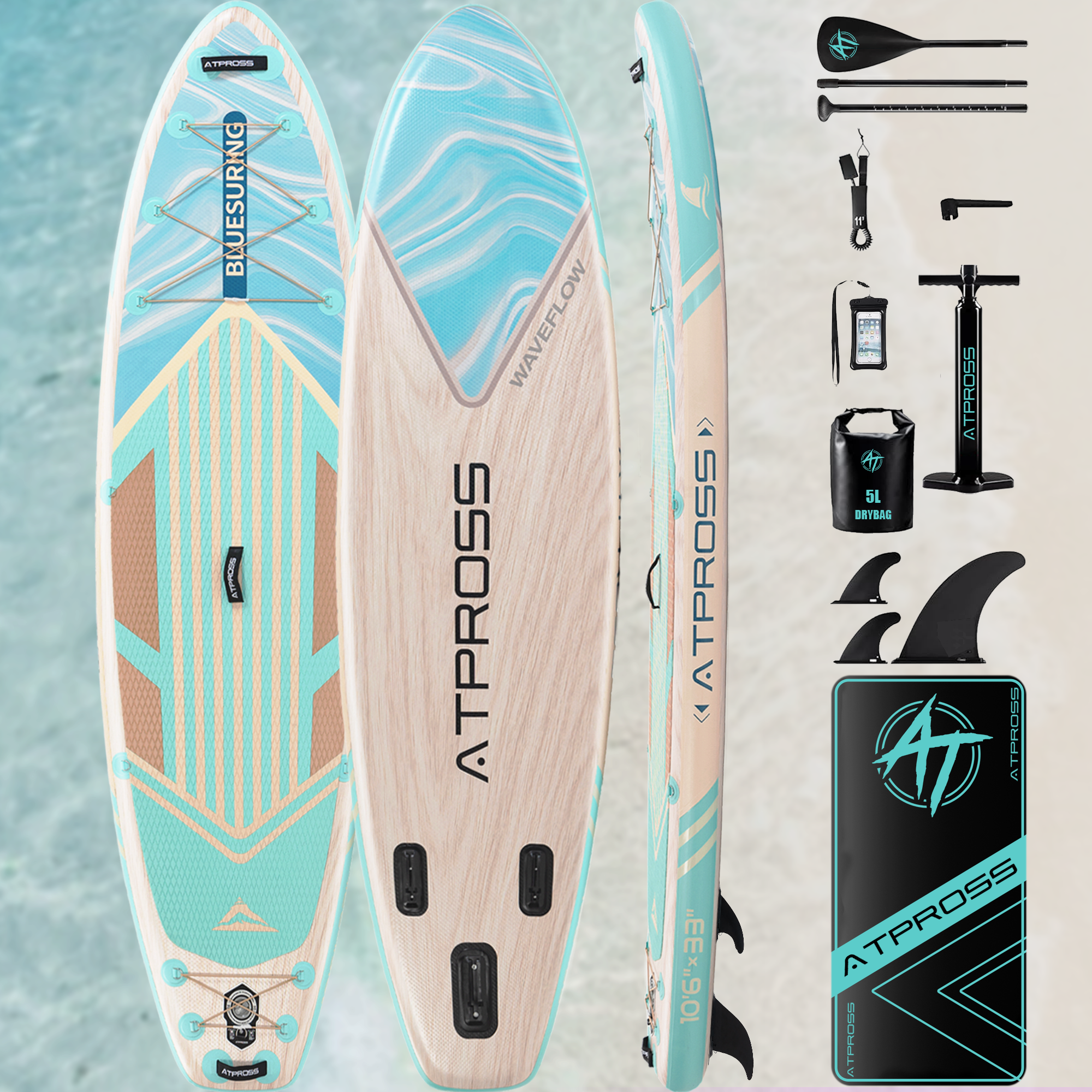 AT-PB26-B Inflatable Paddle Board