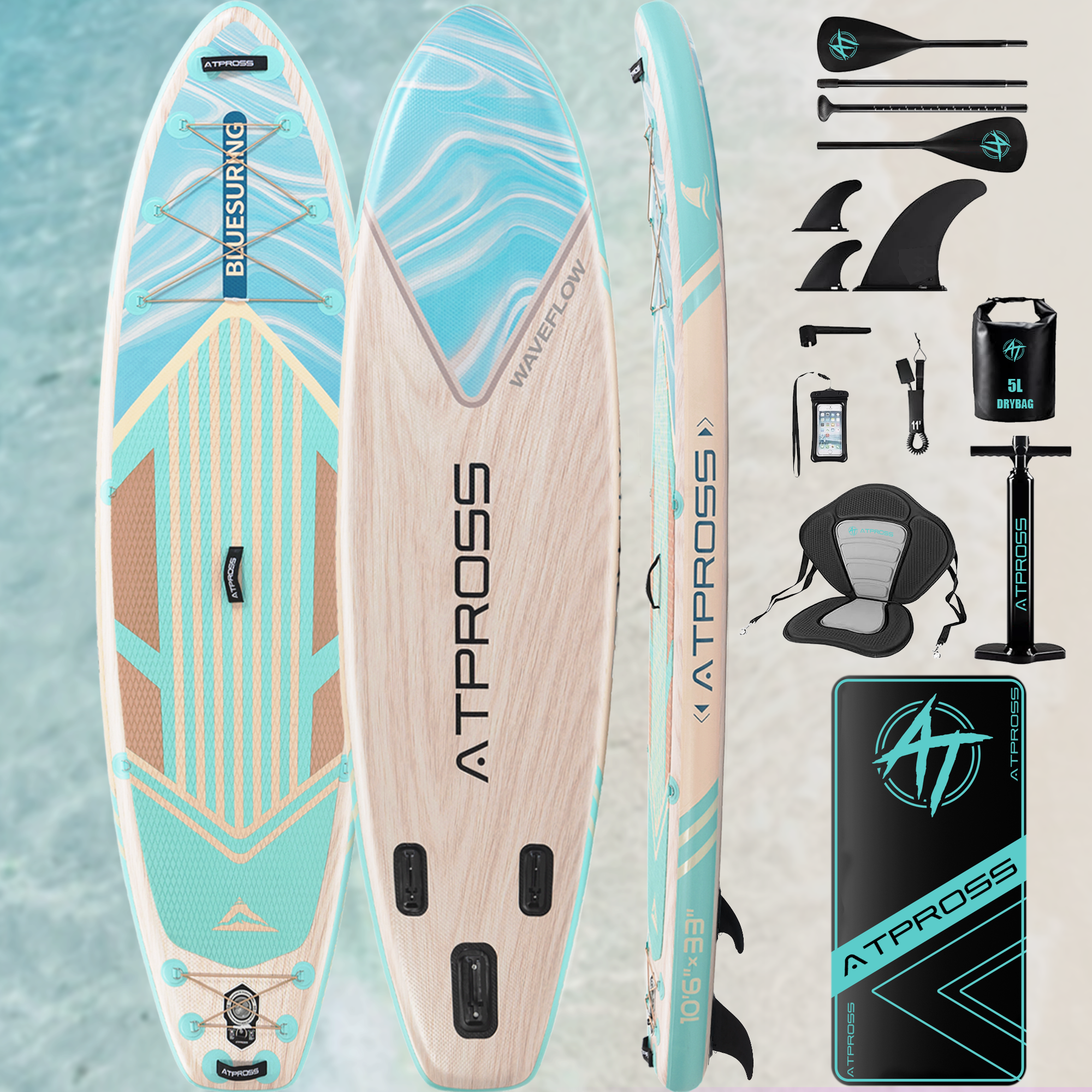 AT-PB26-B Inflatable Paddle Board