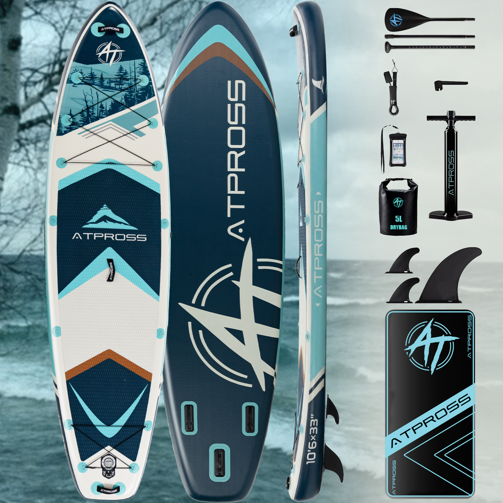 AT-PB26-B Inflatable Paddle Board