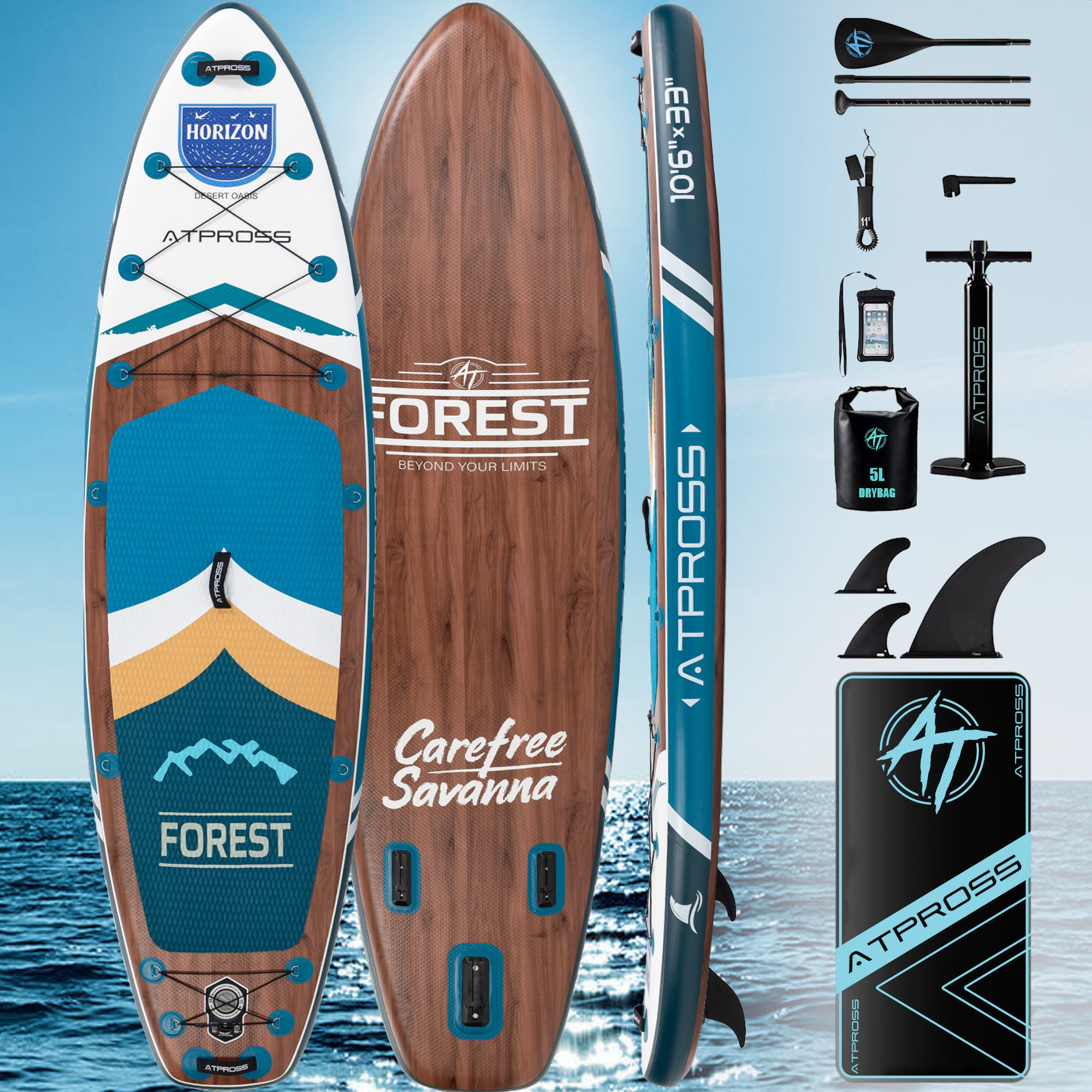 AT-PB26-B Inflatable Paddle Board