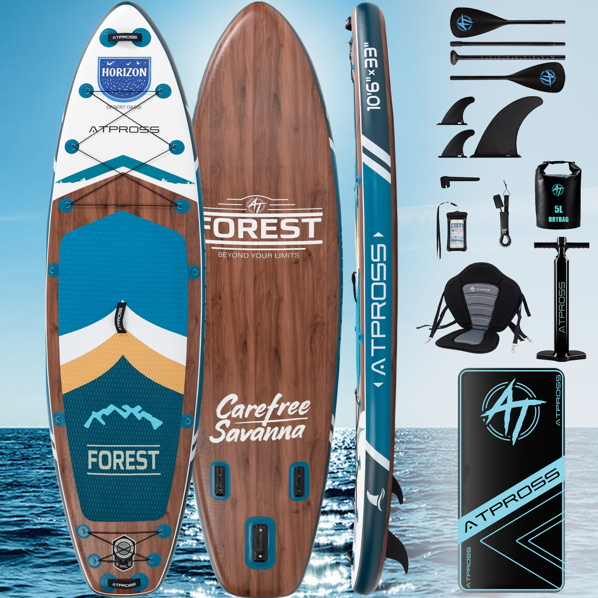 AT-PB26-B Inflatable Paddle Board