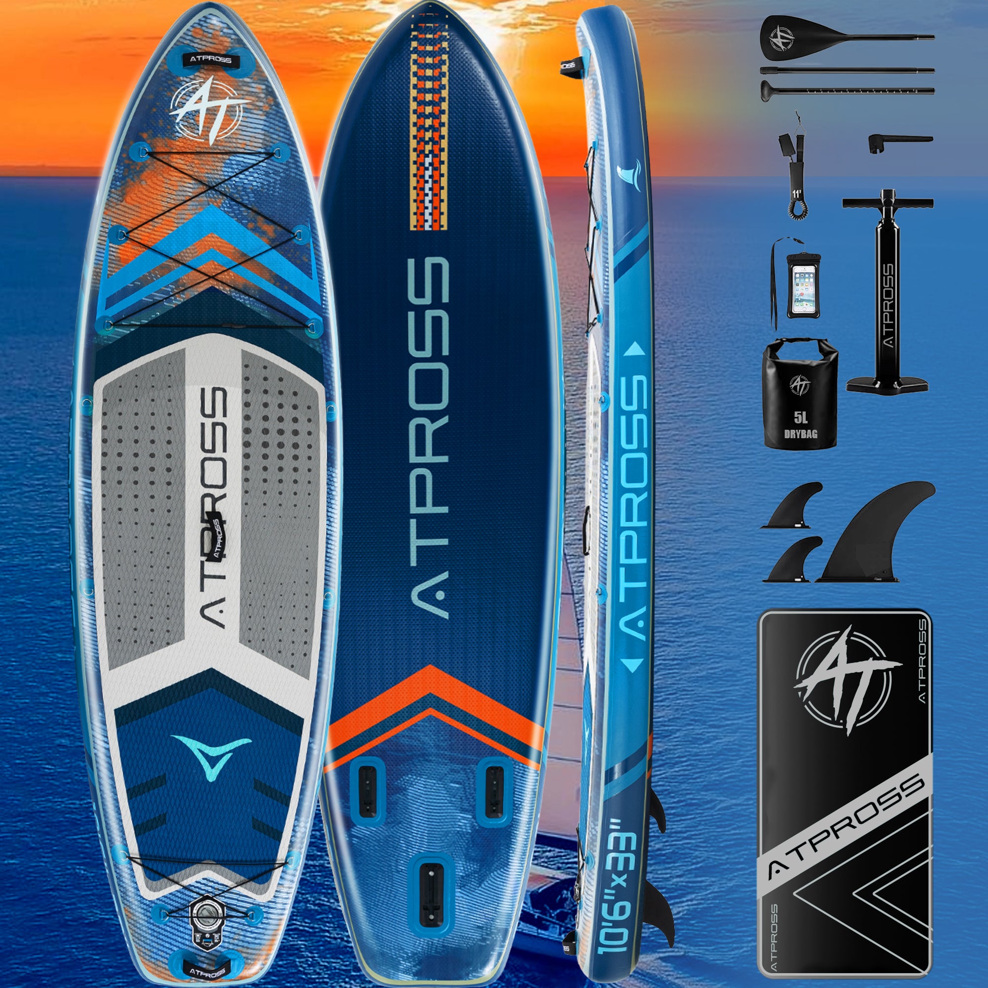 AT-PB26-B Inflatable Paddle Board