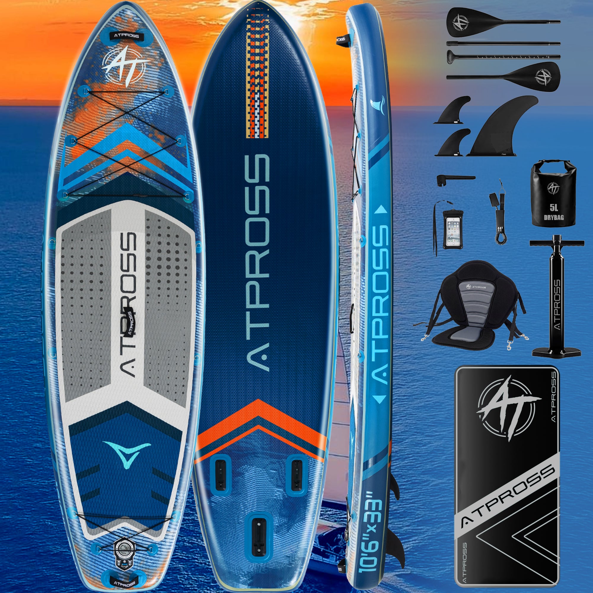 AT-PB26-B Inflatable Paddle Board