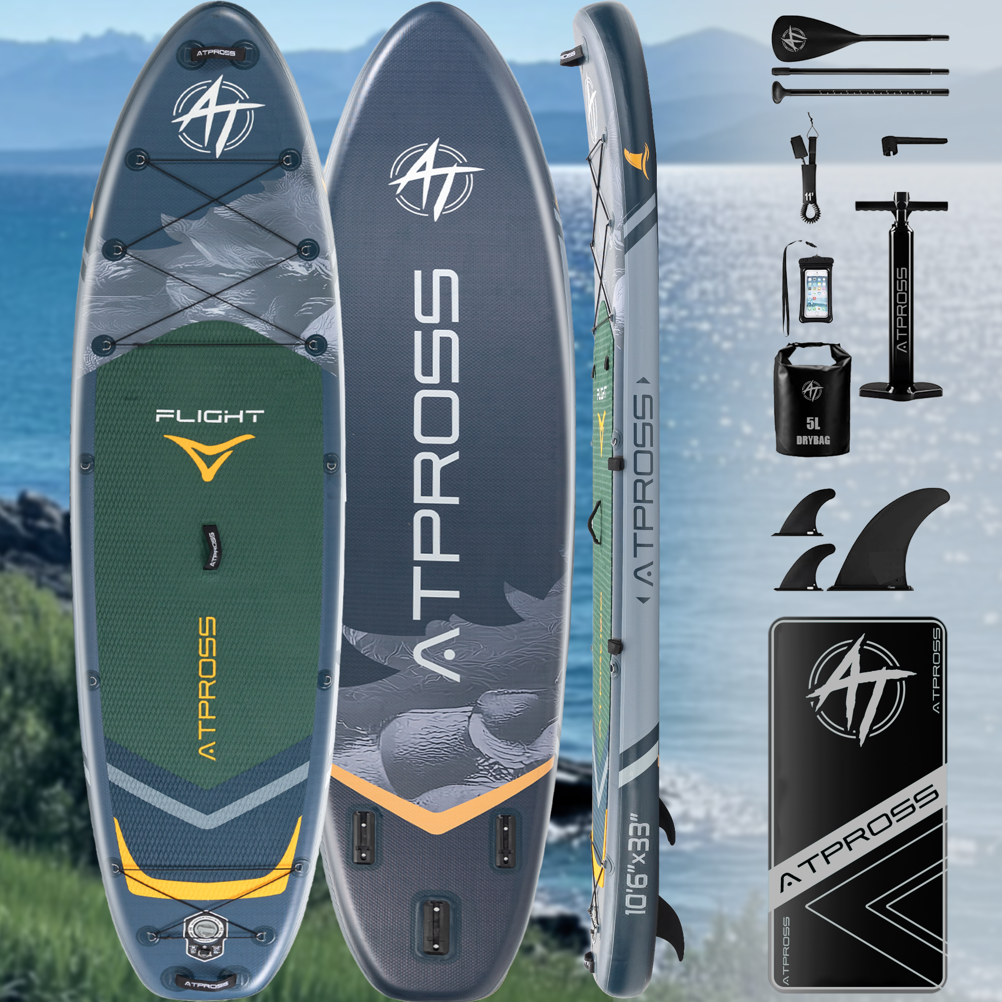 AT-PB26-B Inflatable Paddle Board