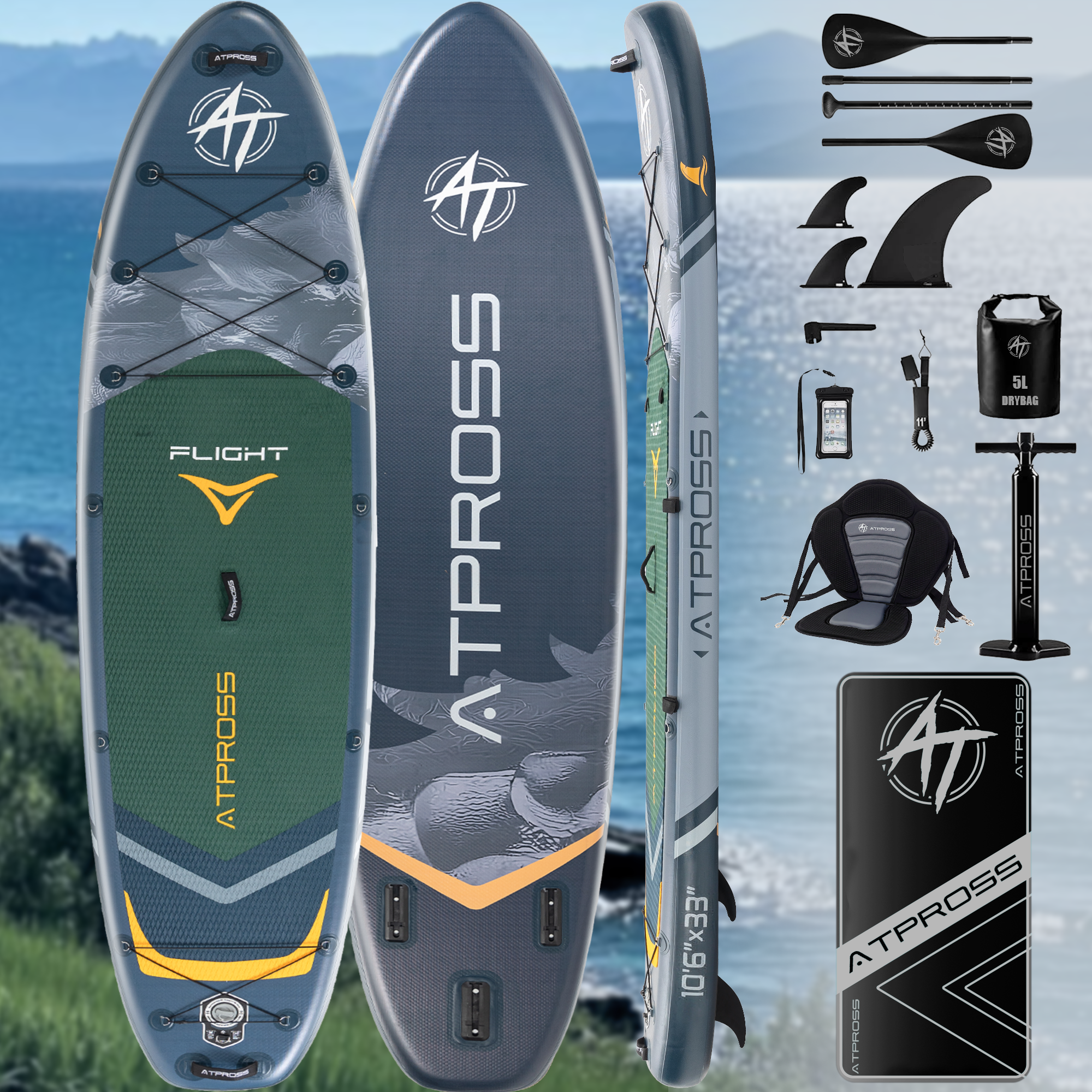 AT-PB26-B Inflatable Paddle Board