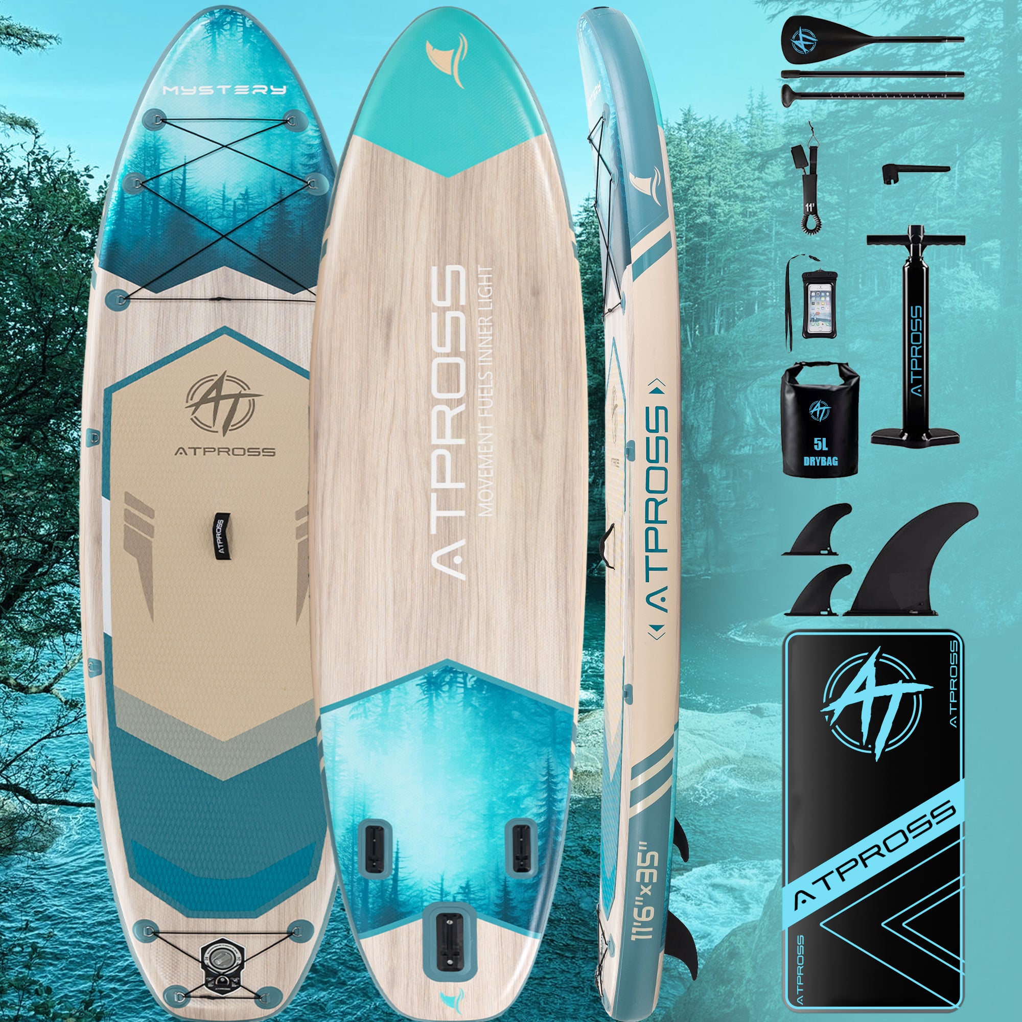 AT-PB-P Inflatable Paddle Board