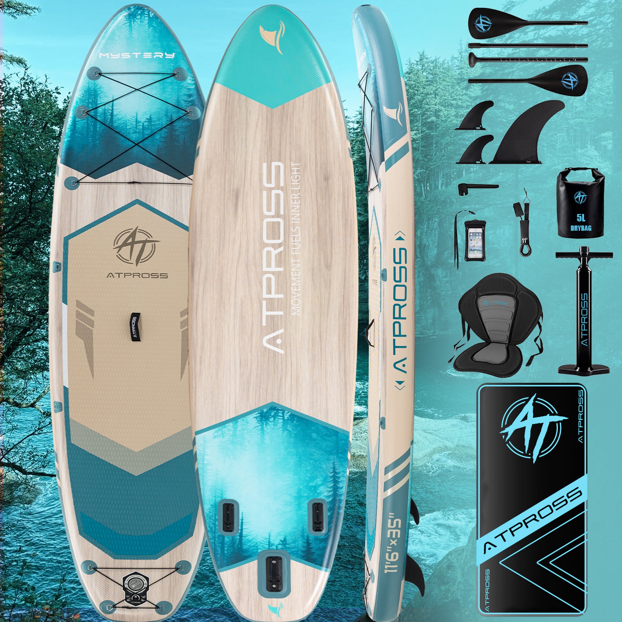 AT-PB-P Inflatable Paddle Board