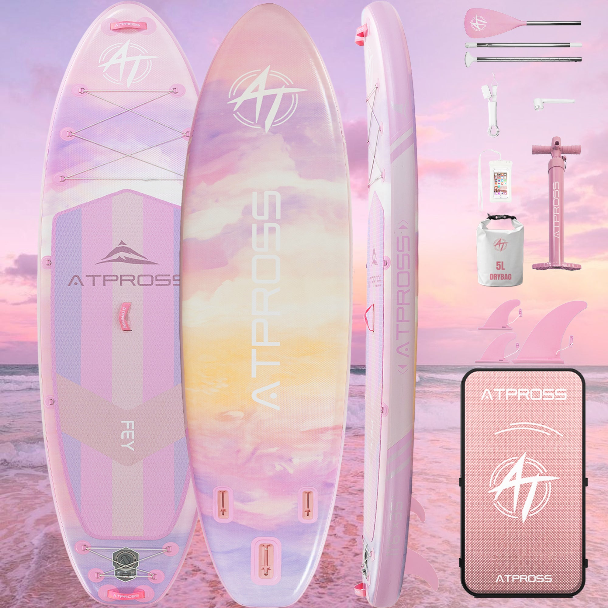 AT-PB-P Inflatable Paddle Board