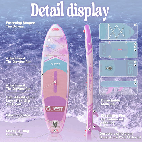 AT-PB26-B Inflatable Paddle Board
