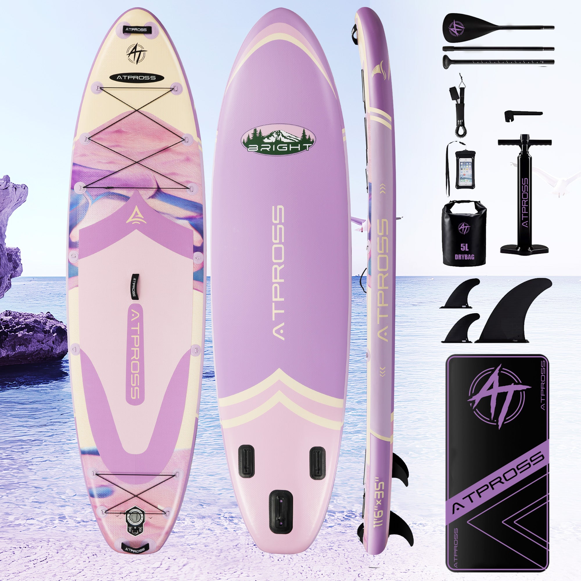 AT-PB-P Inflatable Paddle Board