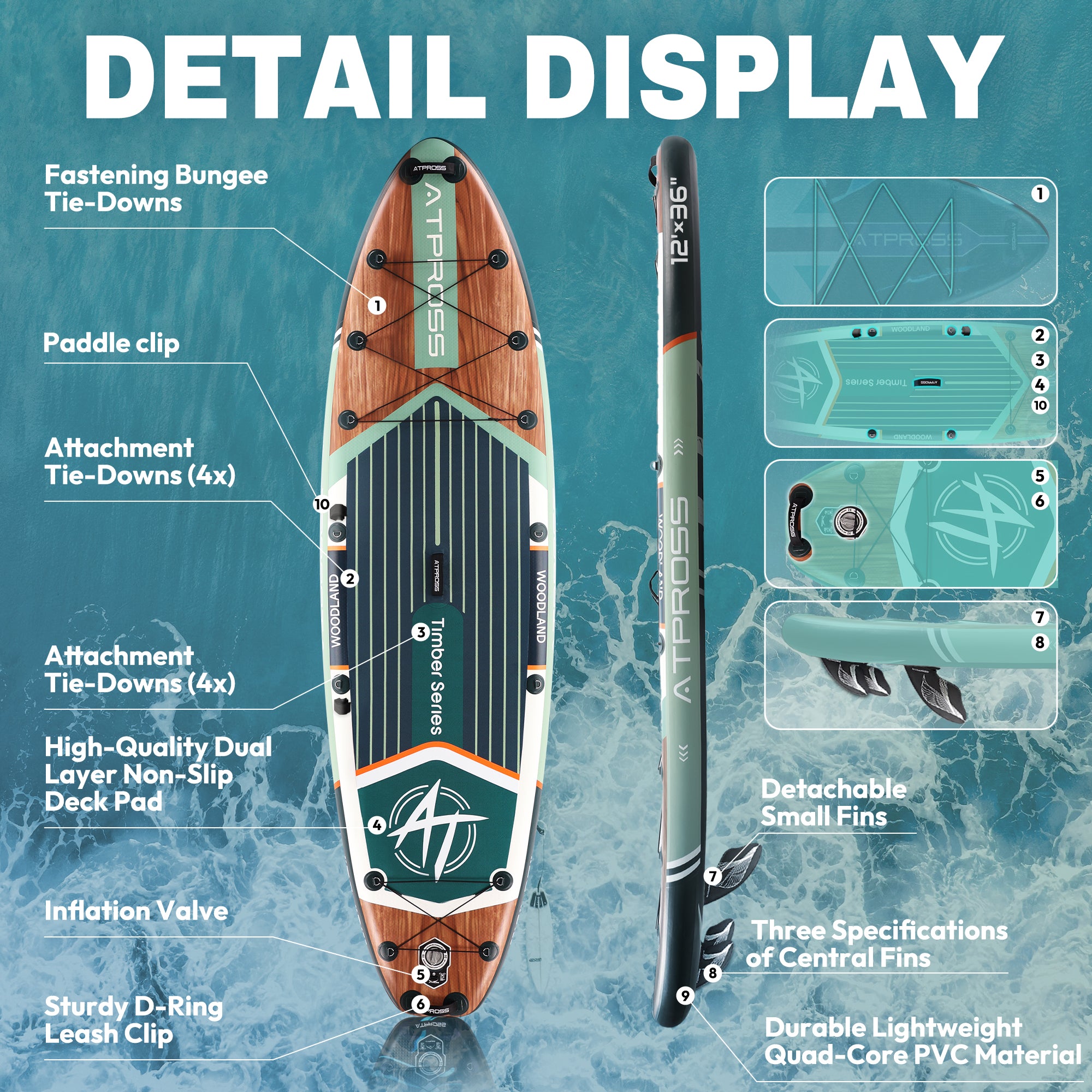 AT-PB26-M Inflatable Paddle Board