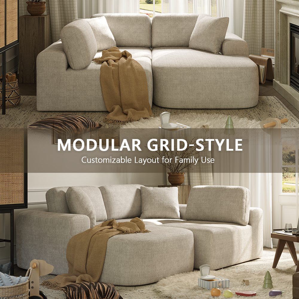 QL-66F2 107'' Modular Sectional Sofa