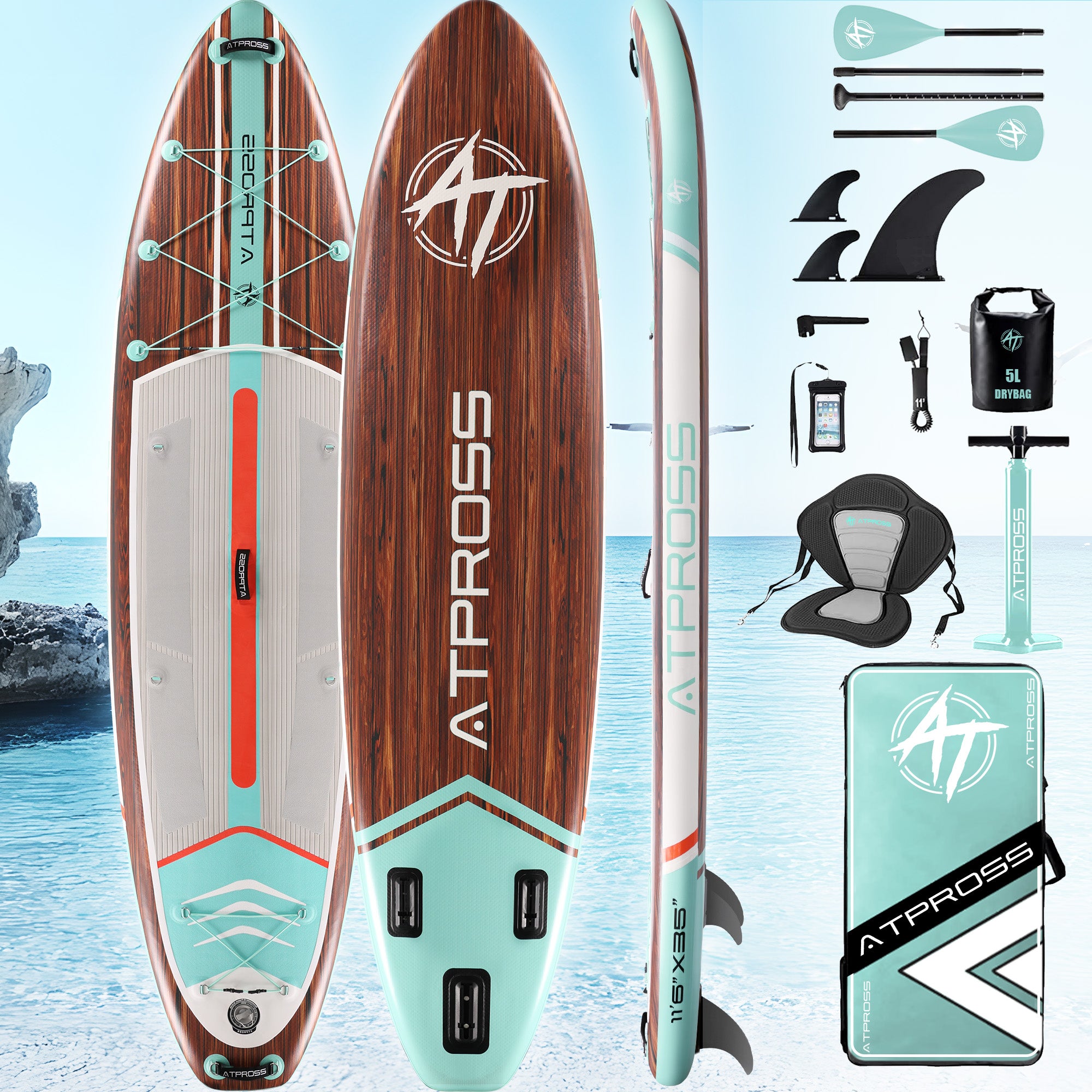 AT-PB-P Inflatable Paddle Board