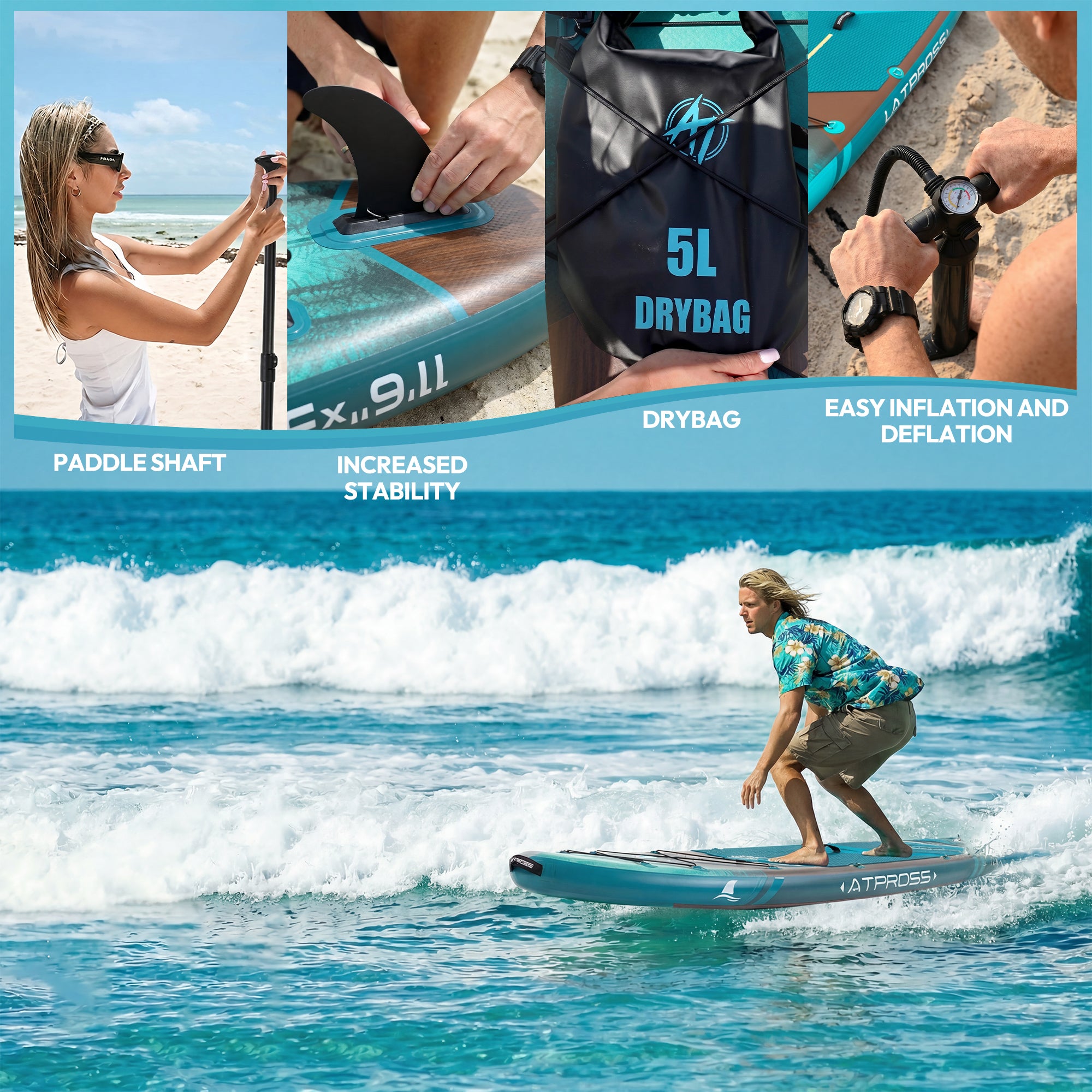 AT-PB Inflatable Paddle Board