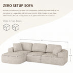 QL-66F2 107'' Modular Sectional Sofa