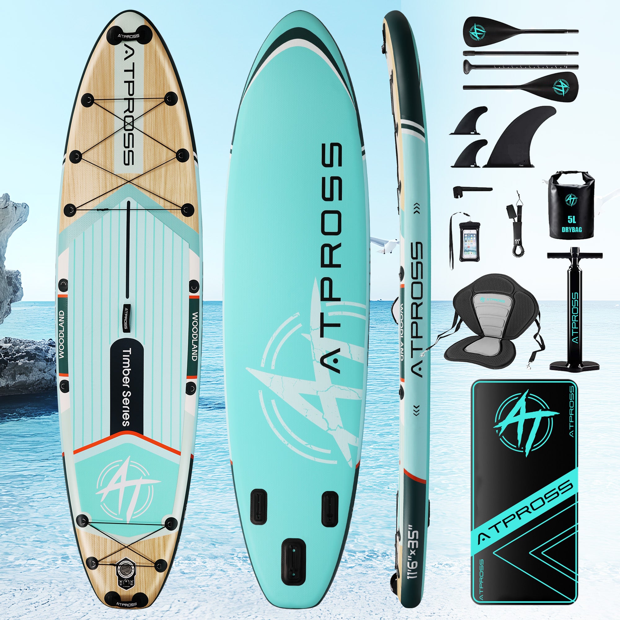 AT-PB-P Inflatable Paddle Board