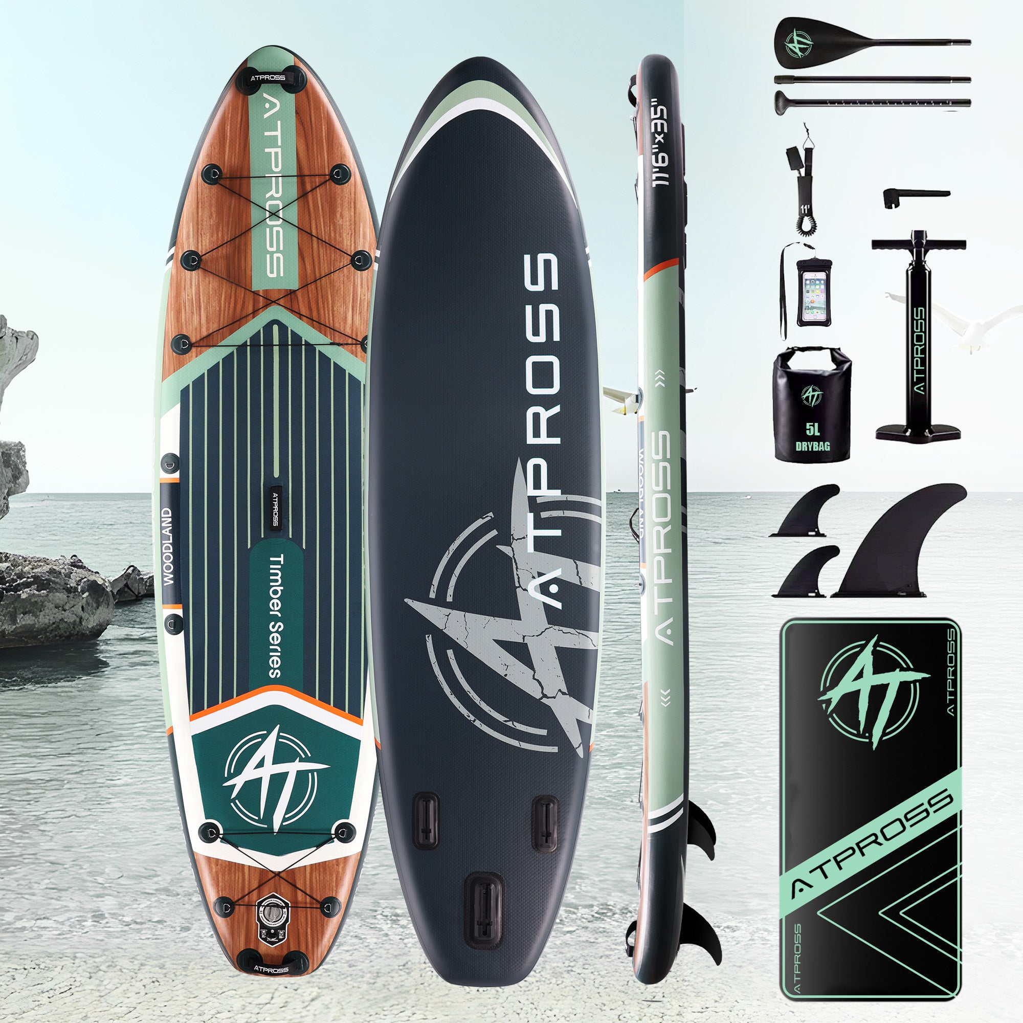 AT-PB-P Inflatable Paddle Board