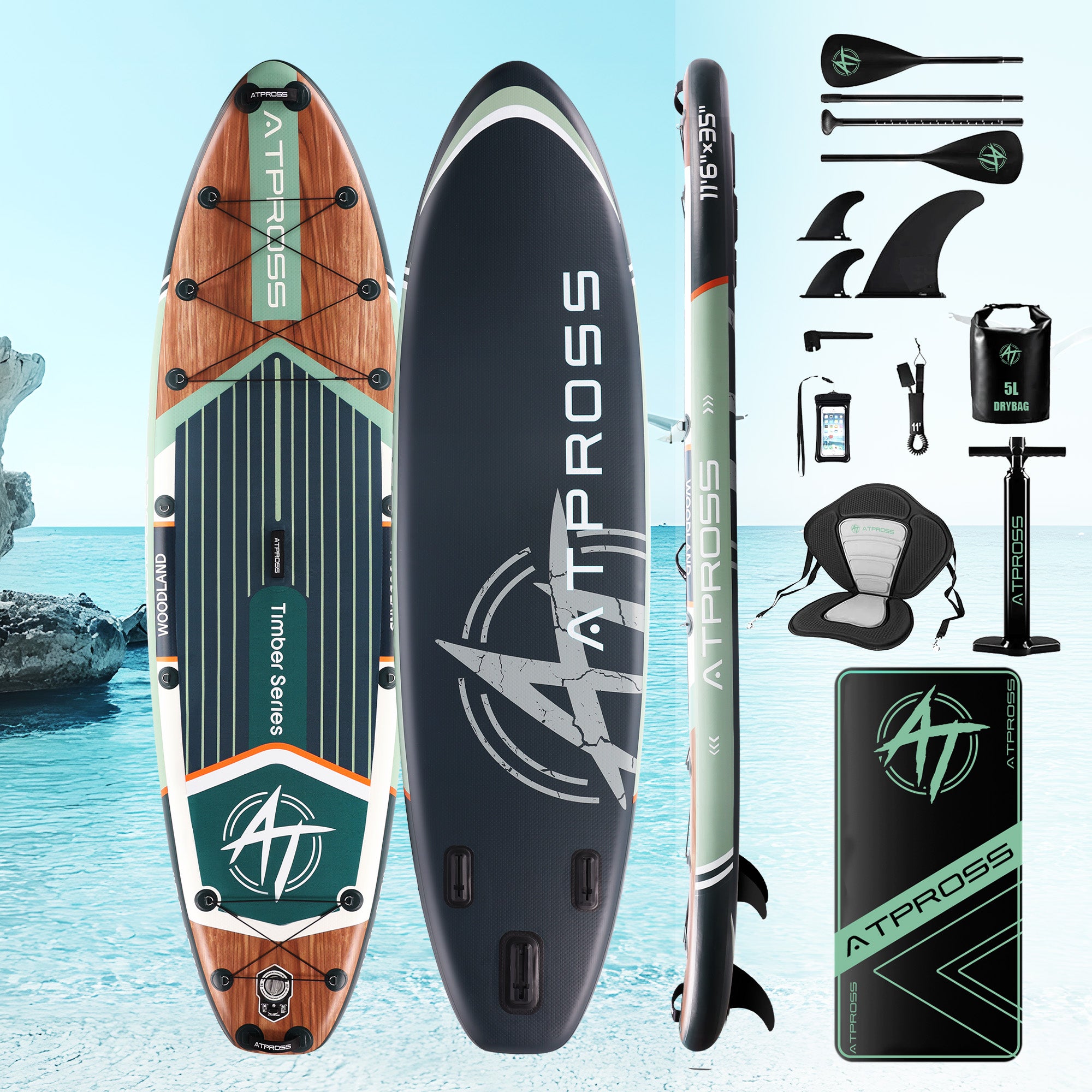 AT-PB-P Inflatable Paddle Board